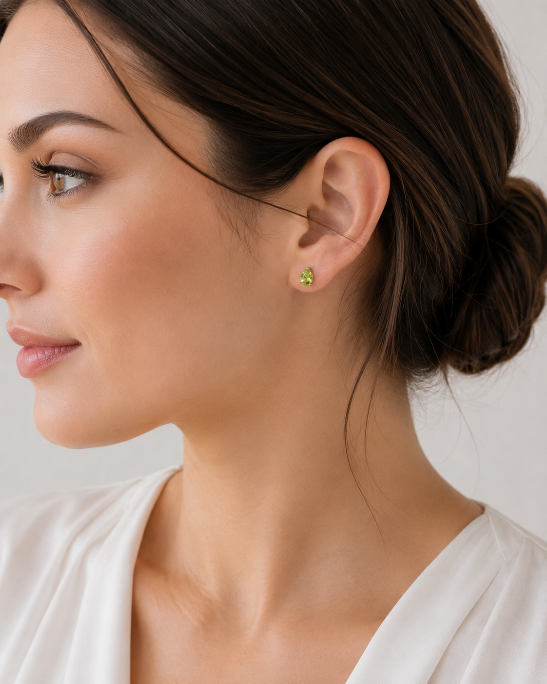 Teardrop Stud Earrings