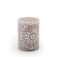 Henna Brown Painted Candles
