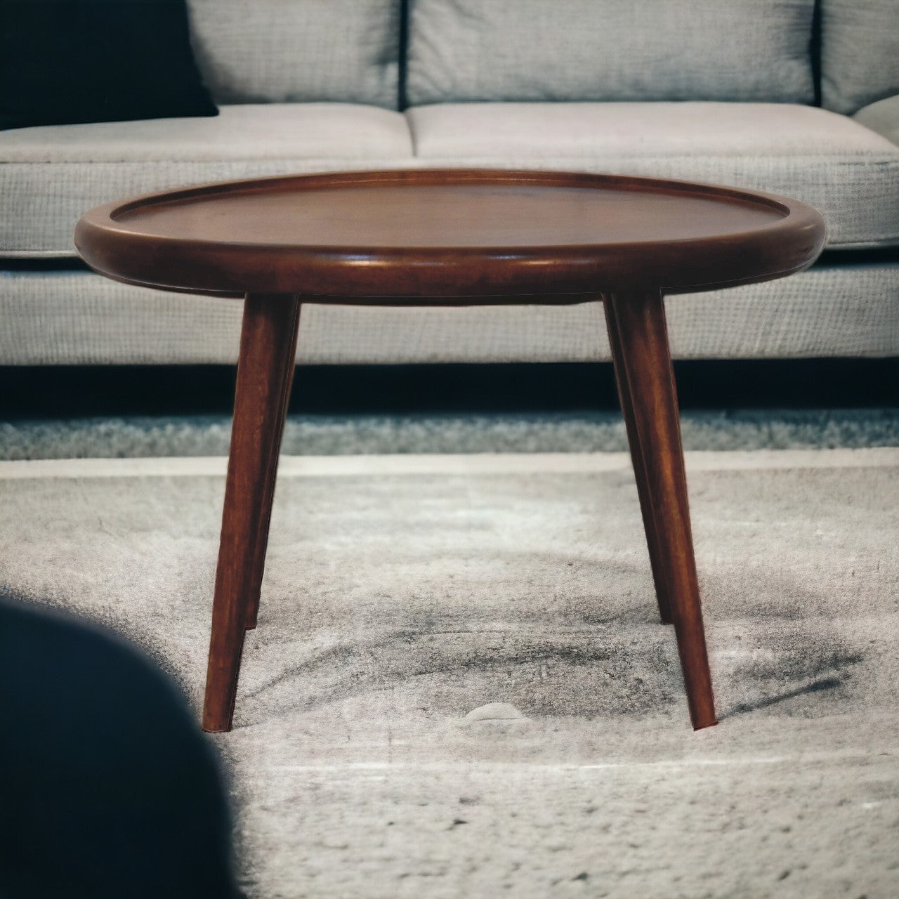 Solid Wood, Chestnut Plate Coffee Table