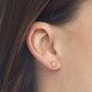 14K Yellow Gold Cupcake Stud