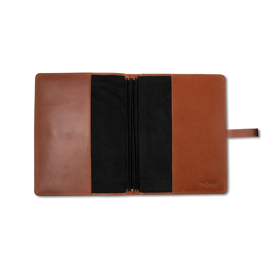 Theodore Leather Cognac Legacy Binder