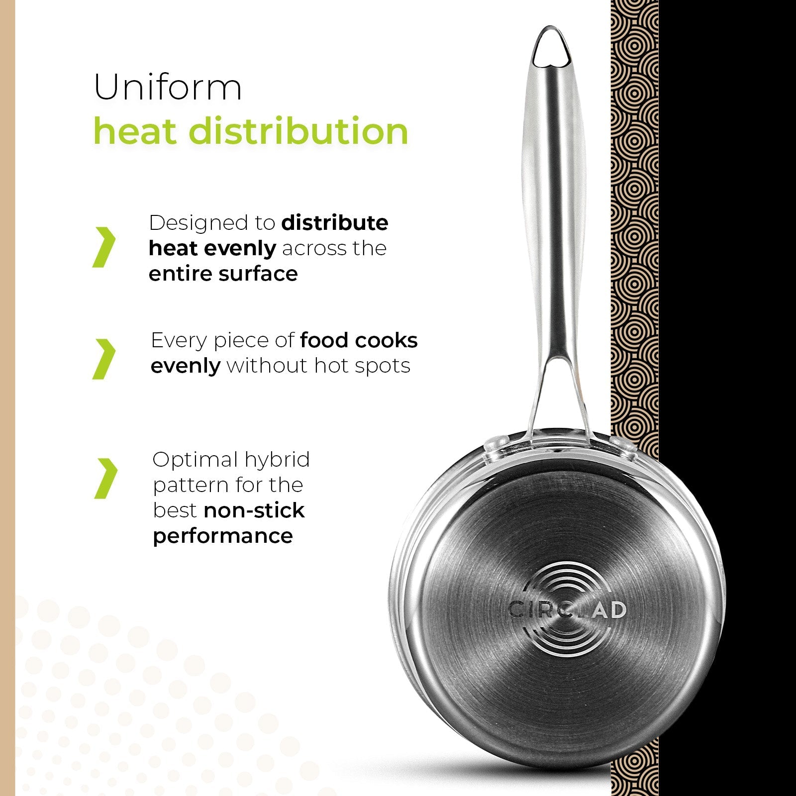 BE | LIVING CIRCLAD Series Sauce Pans with Lid