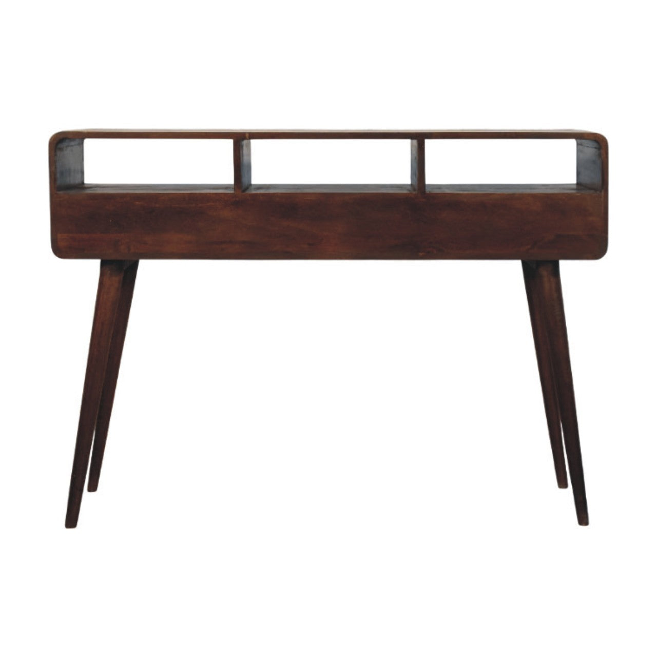Solid Wood Three Drawer Console Table