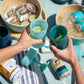 mist + ink | stegg | silicone unbreakable highball glasses