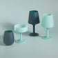 mist + ink | swepp | silicone unbreakable wine glasses