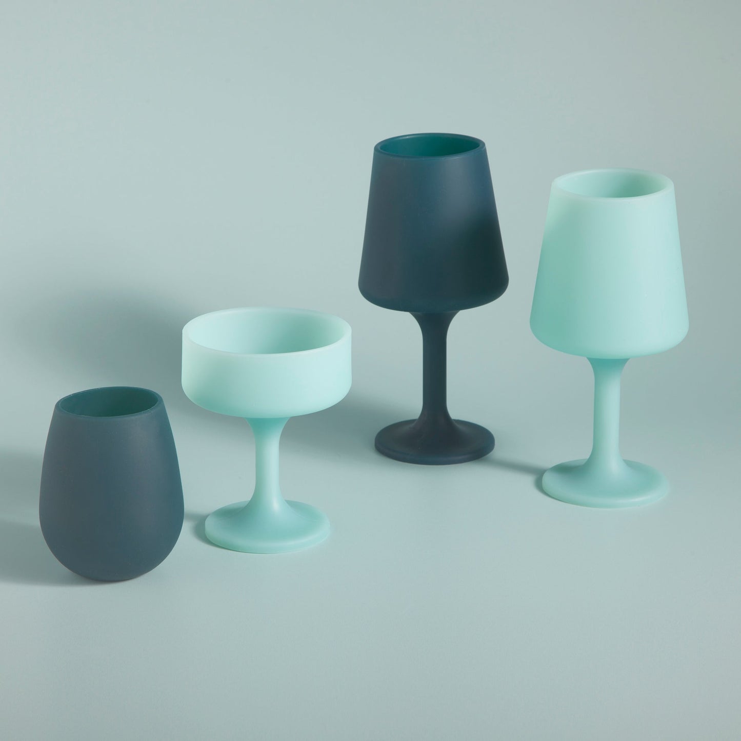 mist + ink | swepp | silicone unbreakable wine glasses