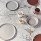 Yuka Lunch Plate, Set of 2 in Stone