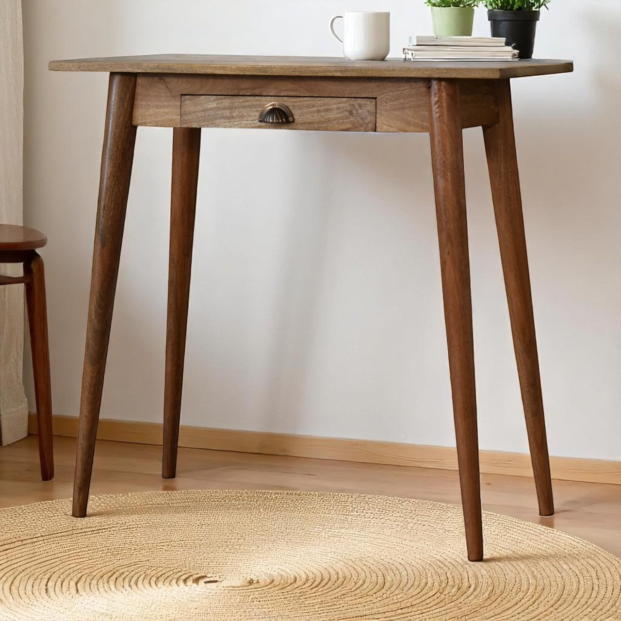 Solid Wood Mini Nordic Style Writing Desk