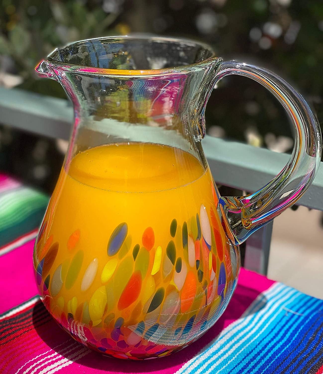 Confetti Carmen Glass Pitcher