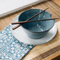Chopsticks & Blue Bowl Set
