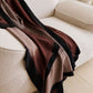 Handwoven Mink Brown Myrtle Drift Merino Throw