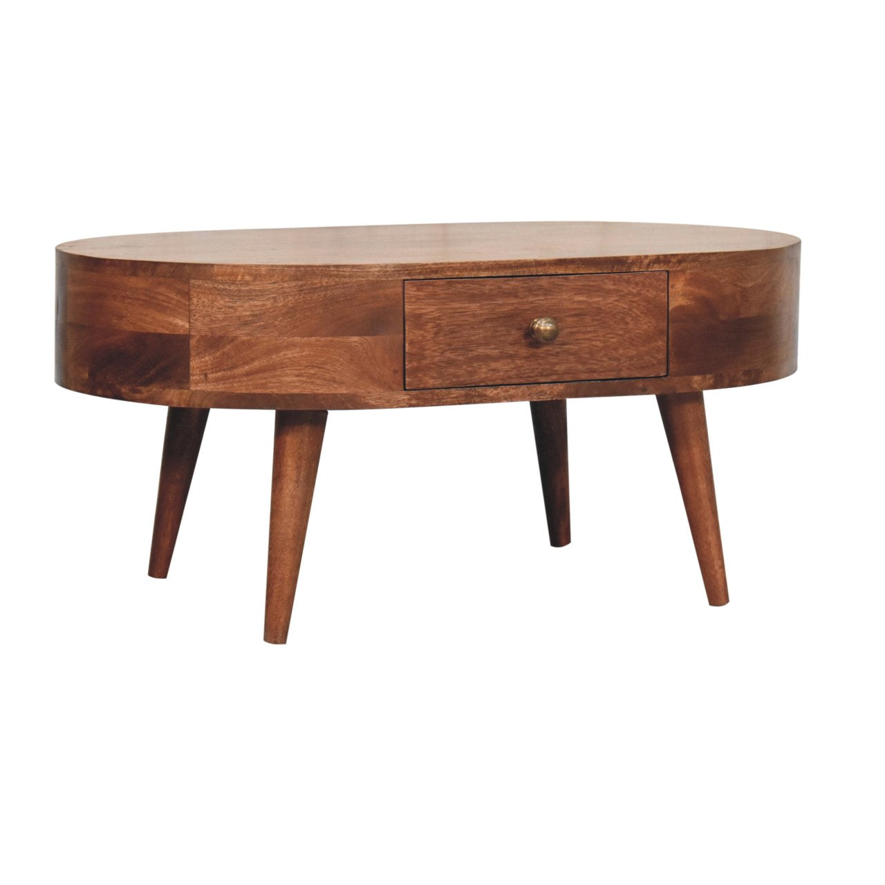Solid Wood Honey Caramel Coffee Table