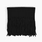 RIBBED BABY ALPACA FRINGE SCARF