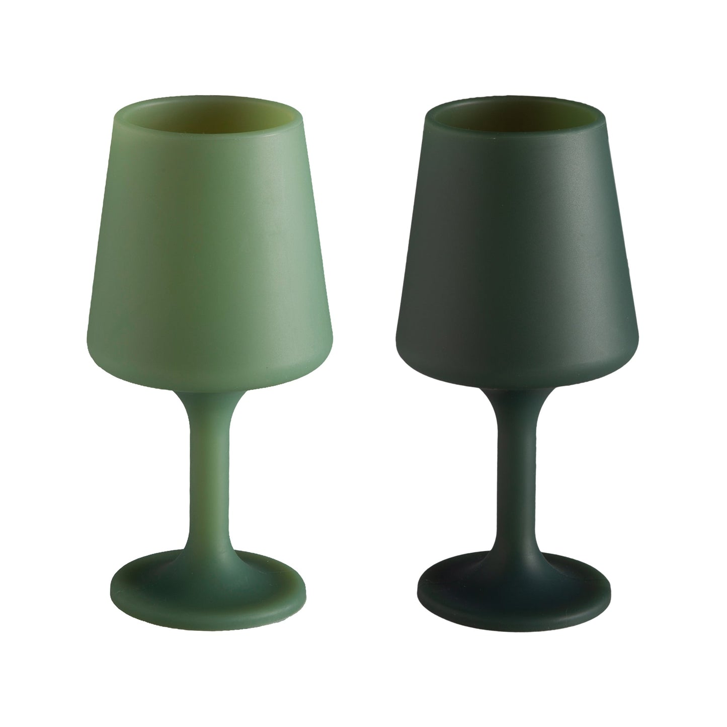 sage + olive | swepp | silicone unbreakable wine glasses