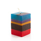Memphis Stripe Painted Candles