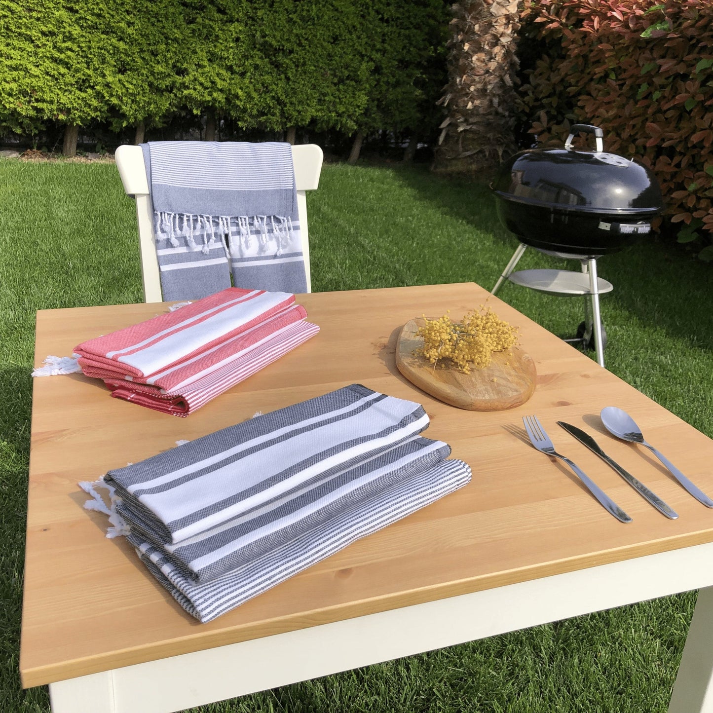 Essential Turkish Hand / Kitchen Towel Set of 3