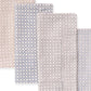 SOLACE Hand Block Printed Napkins – Set of 4. Cotton – Fair Trade – Artisan Made