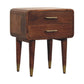 Solid Wood Astor 2-Drawer Nightstand
