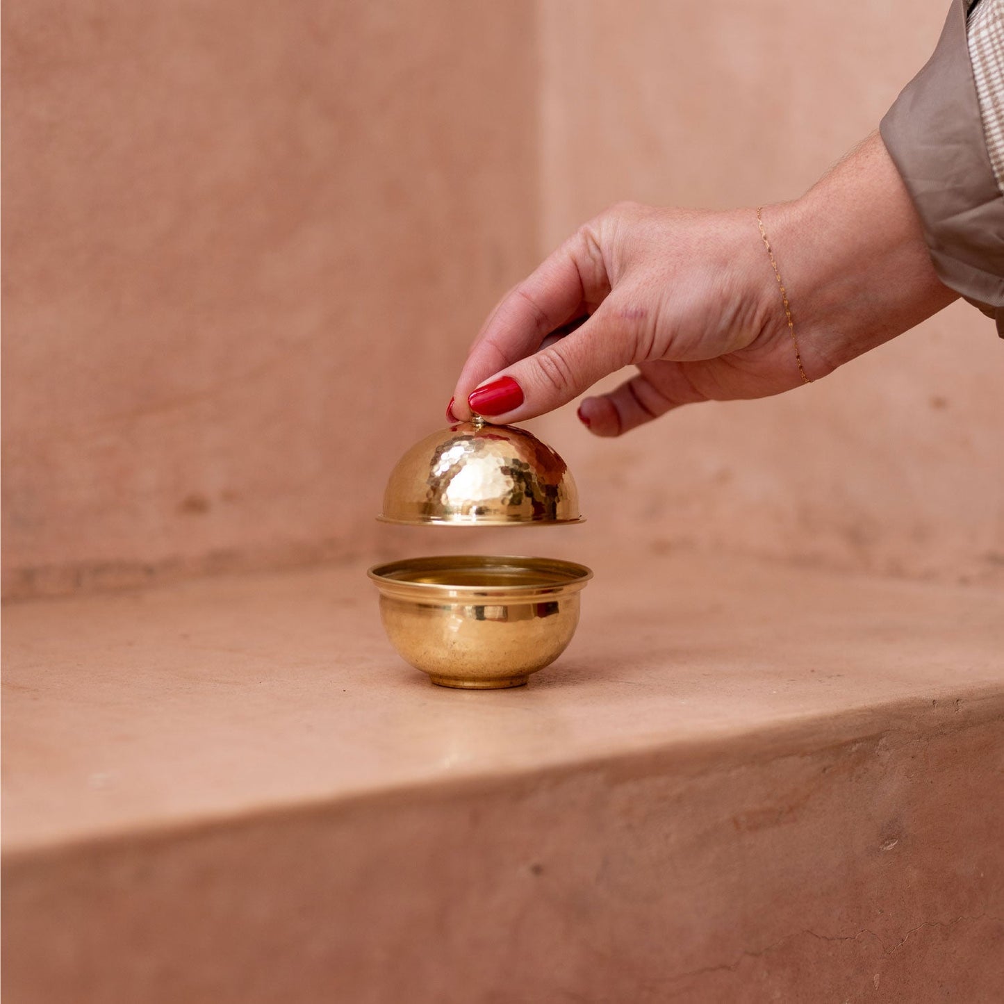 Handcrafted Brass Trinket Dish