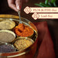Brass Masala Daani / Spice Box in Gift Box