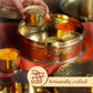 Brass Masala Daani / Spice Box in Gift Box