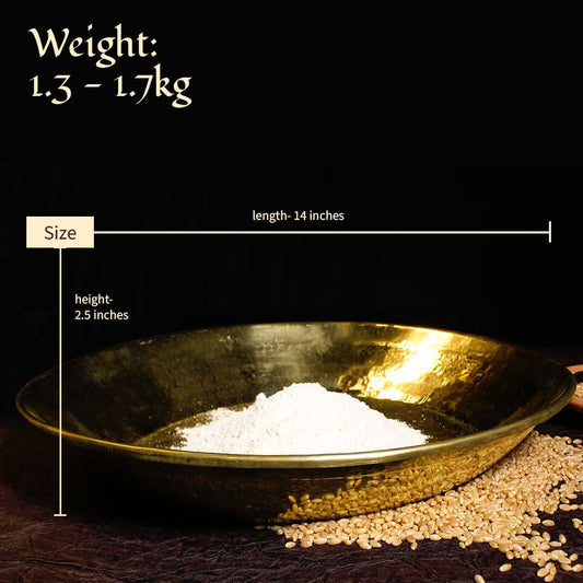 Brass Paraat (High Hipped Platter)
