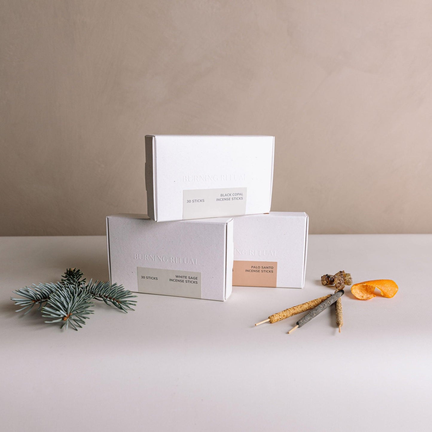 Palo Santo Incense Sticks – 30 Mini Hand-Rolled Sticks from Peru (4.2")