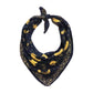Full Hand Drawn Batik Tulis Bandana Authentic, 100% Soft Cotton, Celestial Blue, Moon and star
