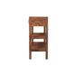 Solid Wood Woven Tier Console