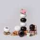 Semi-Matte Porcelain Mini Apple Vase