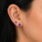 Teardrop Stud Earrings