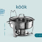 Stainless Steel Chafing Dish, 4.5 qts