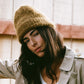 [WS] Alpaca Suri Beanie - Oak Brown