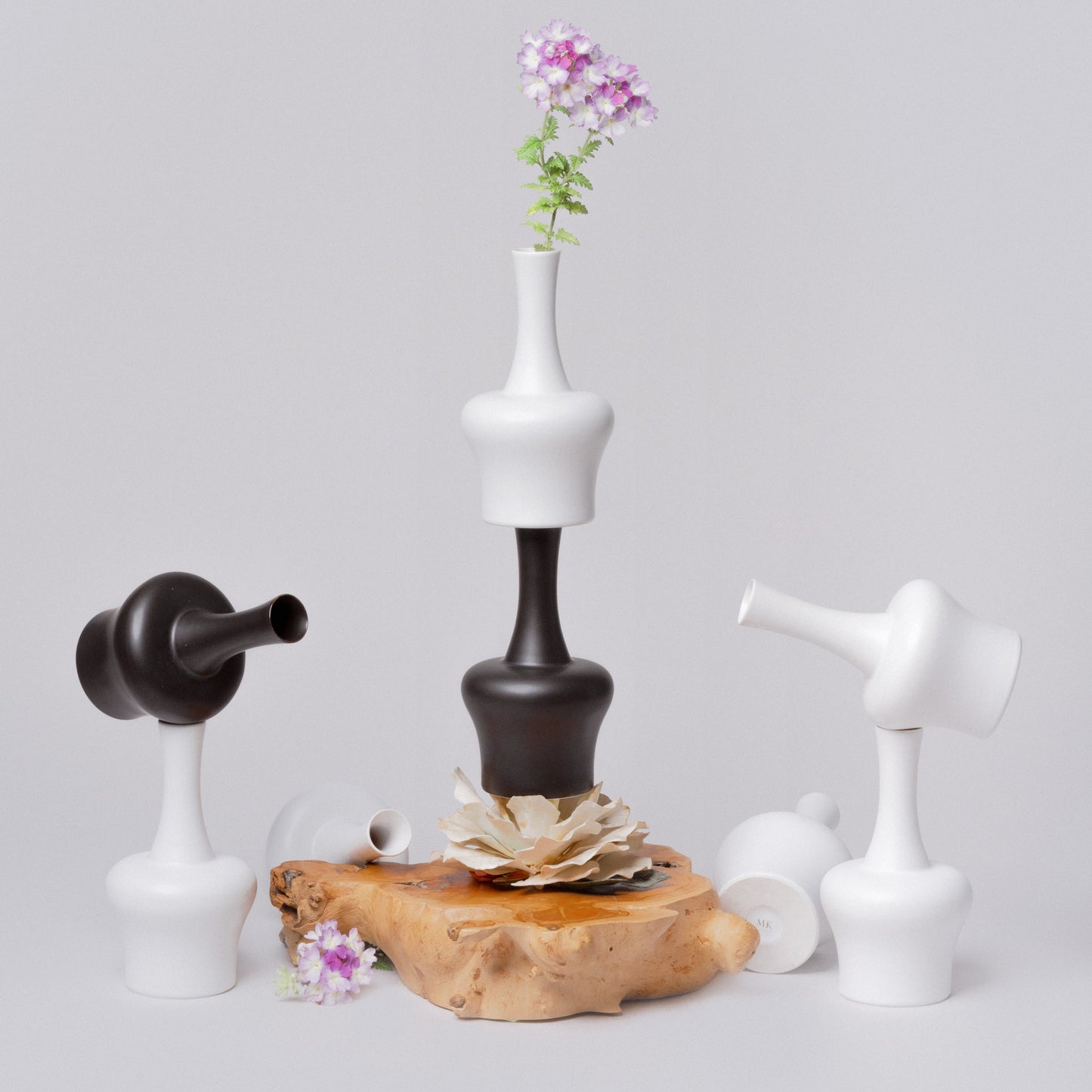 Semi-Matte Porcelain Mini Archer Vase