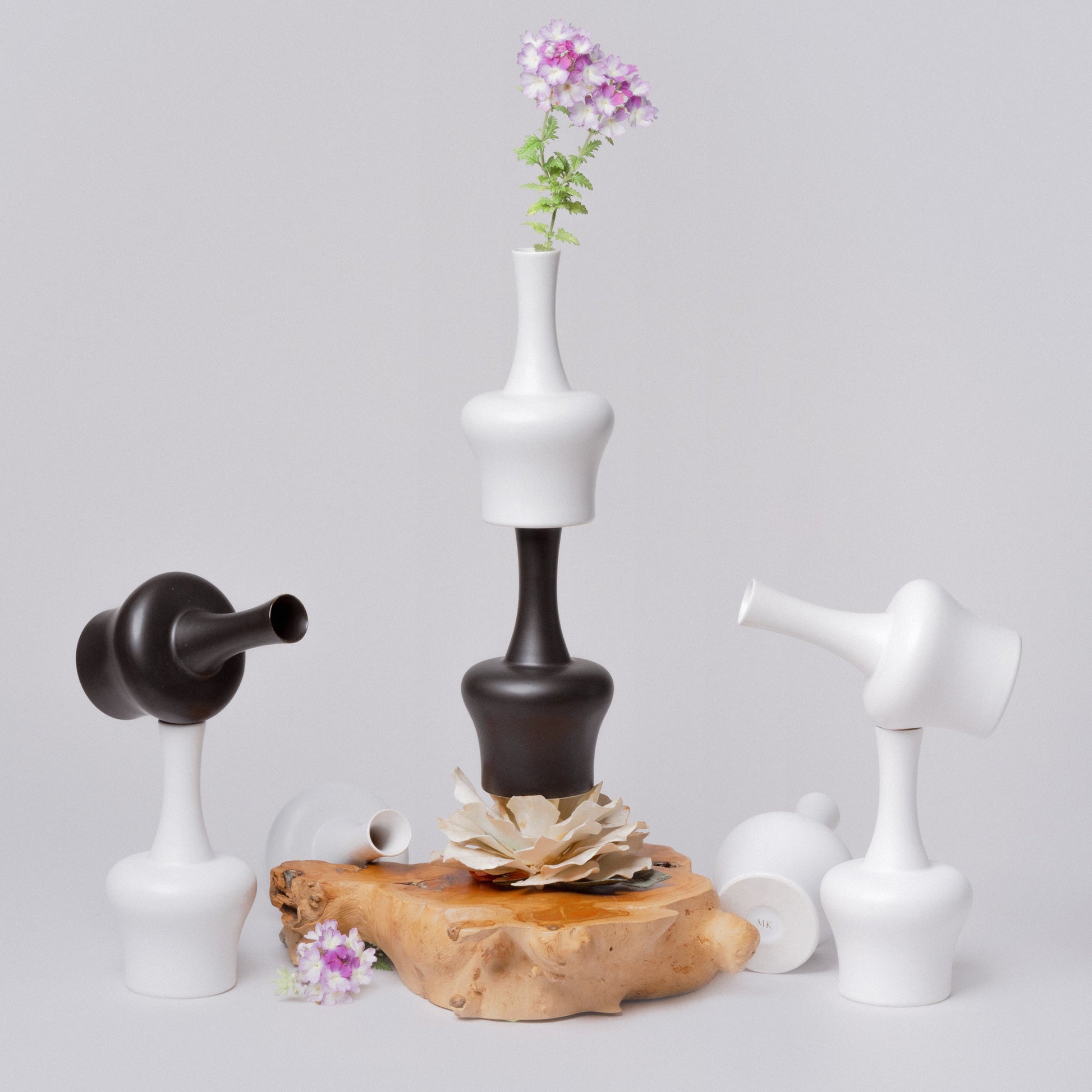 Semi-Matte Porcelain Mini Archer Vase