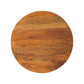 Solid Wood Round Fluted Coffee Table
