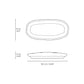 Shallow Organic Oval Platter Mini Set of 4