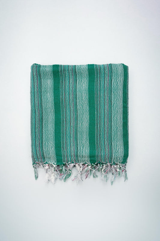 Green Teal Montauk Hand Towel