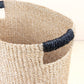 Black Oval Storage Baskets, set of 2 - Modern Baskets | LIKHÂ