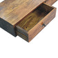 Solid Wood Roasted Almond Slim Console
