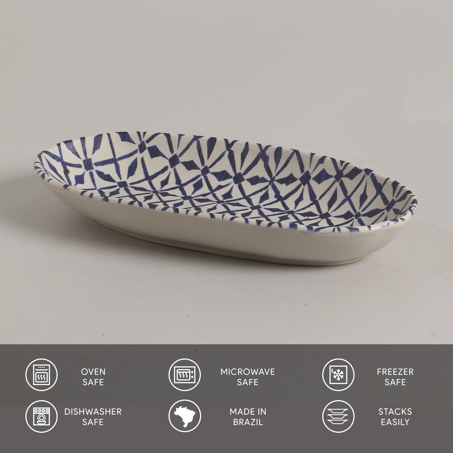 Deep Oval Platter Set of 4