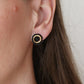 Beaded Stud Pack Black + Turquoise