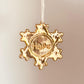 Ornament Gold Snowflake Hope
