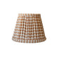 Tan Gingham Empire Shade