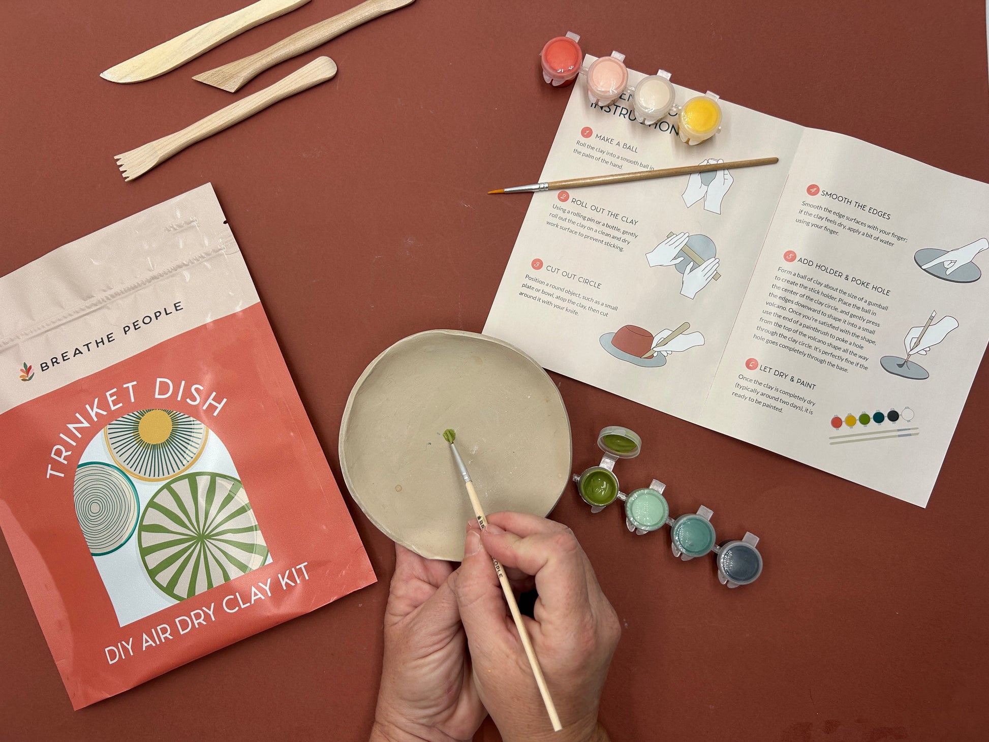 Trinket Dish Air Dry Clay Kit