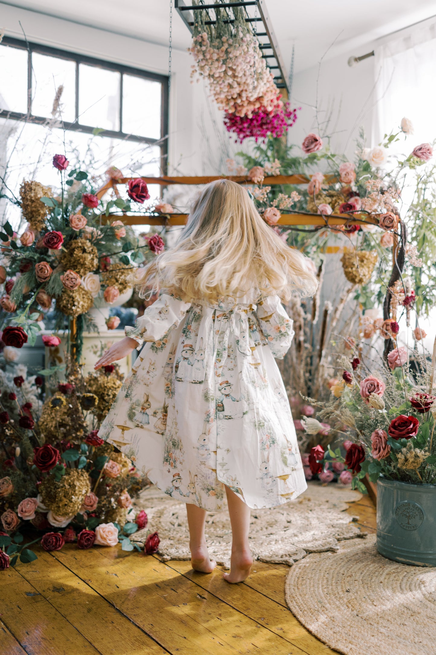 Aoki Dress-Woodland Bunny