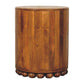 Solid Wood Bola Round Side Table