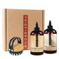 THE BATH BRUSH SET — Complete Dog Grooming Kit with Coat-Specific Shampoo, Final Coat Conditioner & Ergonomic Bath Brush