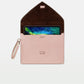 Envelope Clutch in Vegetable tanned calfskin and Suede Leather