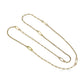 Gold Delicate Long Layering Necklace